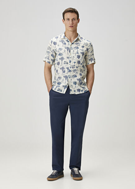 Calais Lacivert Pantolon