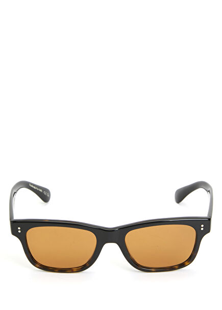 Black Brown Unisex Sunglasses