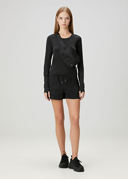 Dance Studio High Rise Siyah Şort