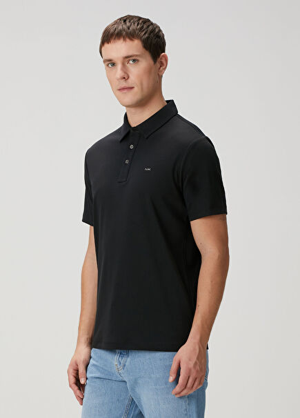 Siyah Polo Yaka T-shirt