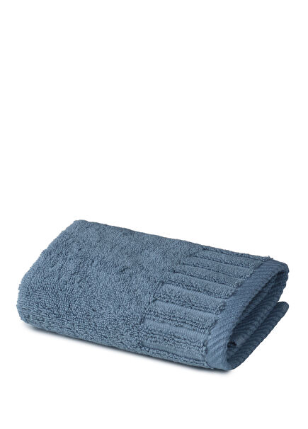 Rhythm Slate Blue Cotton Hand Towel 33 x 33 cm