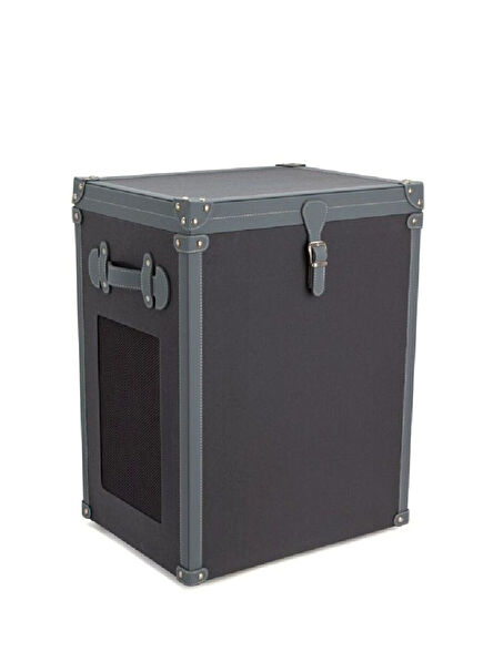 Antrasit Banyo Çamaşır Sepeti 58,5 x 39 cm