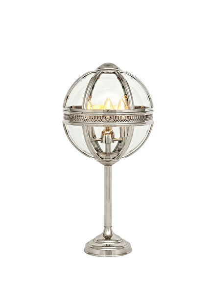 Residential Nickel Table Lamp 30x63 cm