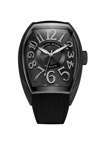 CURVEX™ CX 40 Curvex Carbon Siyah Deri Erkek Kol Saati