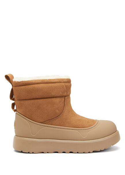 Classic Mini Mod Tan Women's Leather Boots