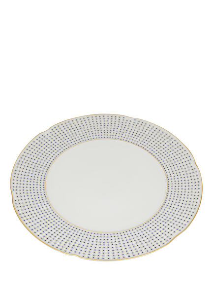 Beyaz Kenarları Mikro Desenli Porselen Supla