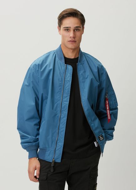 L-2B Blue Reversible Flight Oversized Jacket
