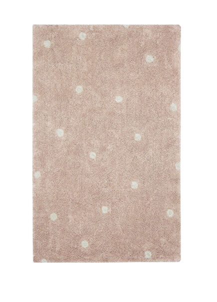 Mini Dot Rose Rectangular Rug 100x150 cm