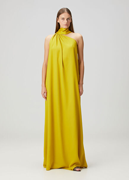 Astor Yellow Maxi Evening Dress