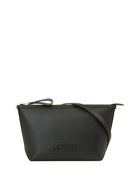Black Men'S Leather Bag