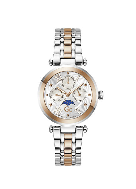 GCZ62001L1 Metalik Gri Rose Gold Çelik Kadın Kol Saati