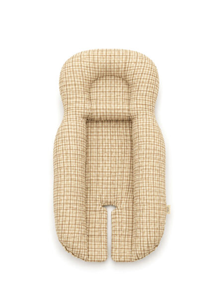 Ninova Brown Check Baby Stroller Cushion
