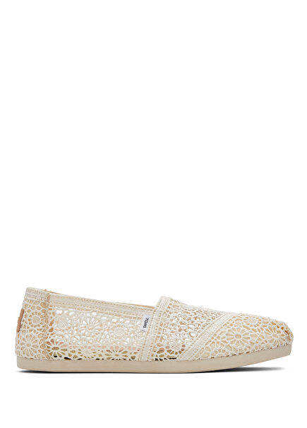 Alpargata Classic Moroccan Crochet Naturel Kadın Espadril Ayakkabı