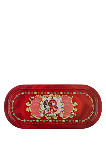 La Dolce Vita Red Metal Tray