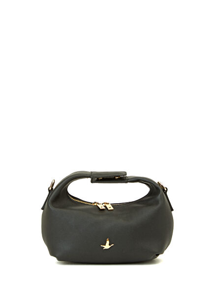 Black Women's Leather Crossbody Bag