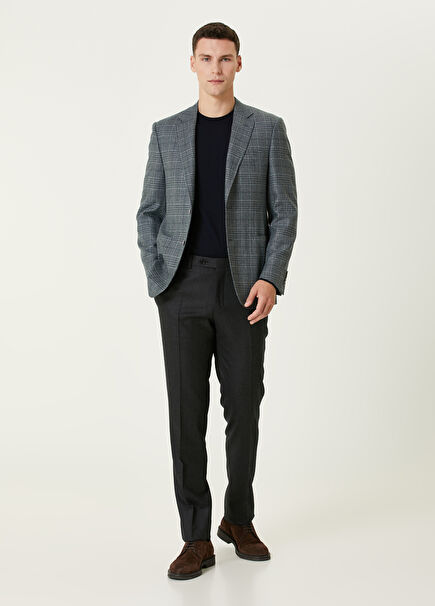 Anthracite Wool Trousers