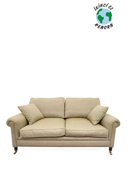 George Smith Stilinde Krem İkili Kanepe