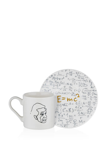 Iconic Einstein 2-piece Coffee Cup Set