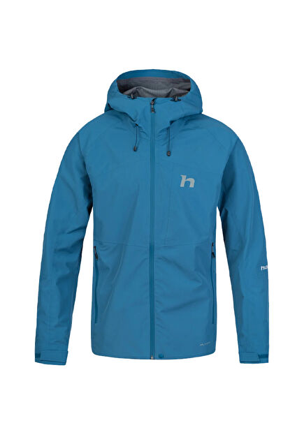 Alagan İnk Blue Kapüşonlu Erkek Outdoor Ceket