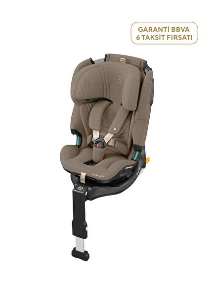 Emerald 360 Pro I-Size Kızaklı İsofix'li 360 Dönebilir Yatabilir Araç Dışına Çıkabilen 0-36 kg Authentic Truffle Bebek Oto Koltuğu 