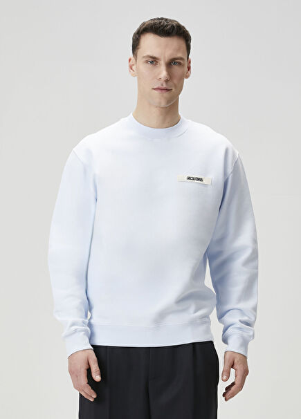 Mavi Logo Detaylı Sweatshirt
