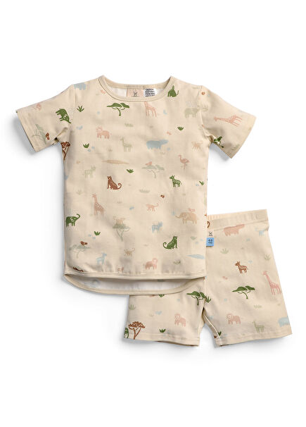 0.2 TOG Organik Pamuklu 2 Parça Kısa Pijama
