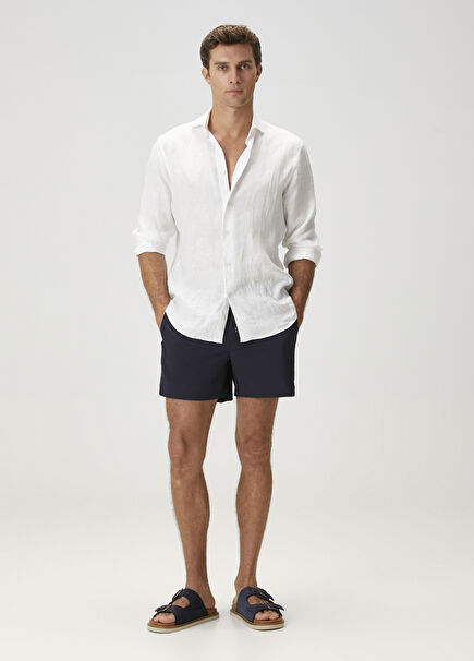 Lacivert Beli Kordonlu Mayo