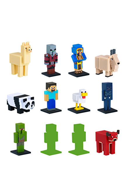 3D Toppeez Series 2 Model 1 12-Piece Deluxe Character Figure Set