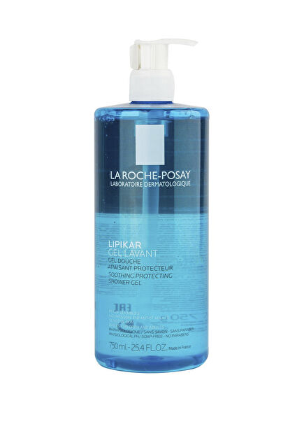 Lipikar Soothing and Protective Gel Cleanser 750 ml for the Whole Family