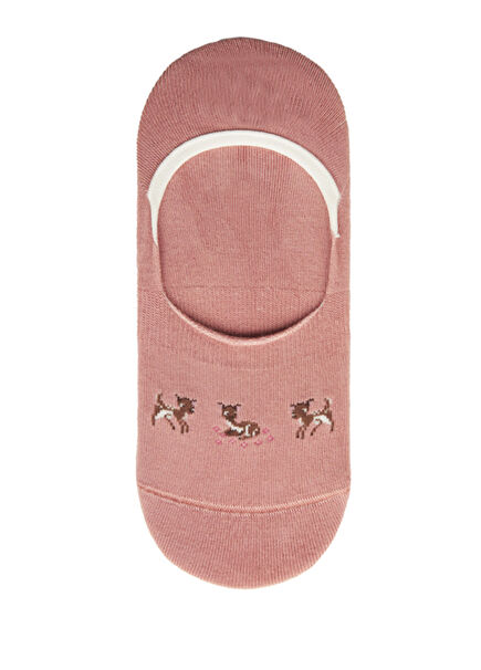 Bambi Gazelle Patterned Women's Ballet Flats