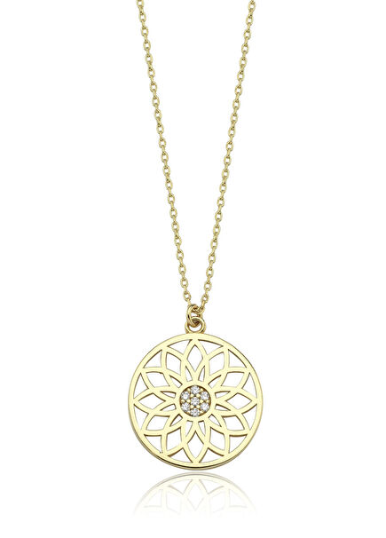 Flower of Life 14K Gold Women's Necklace