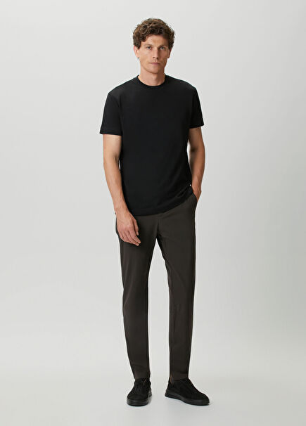Comfort Fit Travel Tech Kahverengi Pantolon