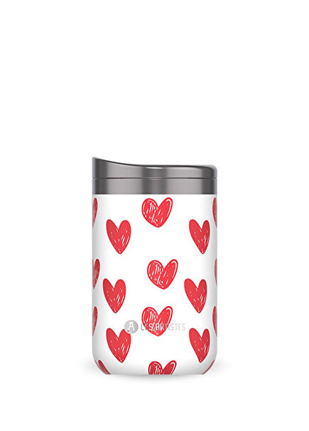 Heart Isı Yalıtımlı Çelik Termos Mug 350 ml