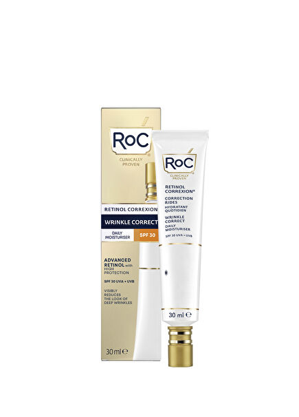Retinol Correxion Daily Moisturiser SPF30 Yaşlanma Karşıtı Nemlendirici Gündüz Kremi 30 ml