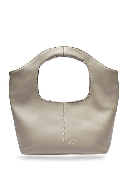 Aura Petit Mink Leather Women's Shoulder Bag