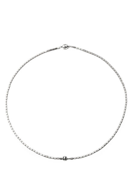 Noble Gri Doğal Taş Erkek Kolye