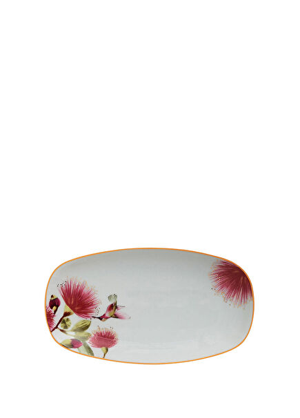 Floral Collection Porselen 2'li Kayık Tabak Seti