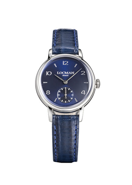 1960 Lady Small Seconds Lacivert Deri Kadın Kol Saati