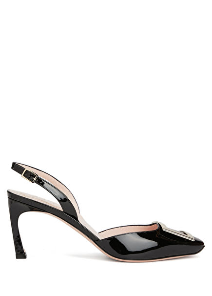 Trompette Black Leather Pumps