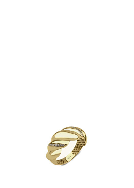 Twisted 14K Gold Women's Ring