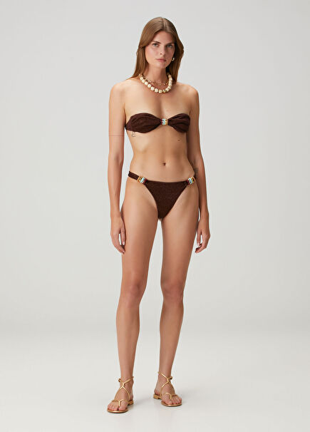 Lumière Koyu Kahverengi Bikini Takımı