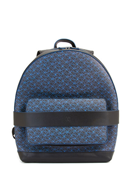 Monogram Siyah Lacivert Erkek Sırt Çantası