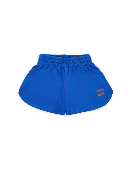 Saks Mavisi Kız Çocuk Şort