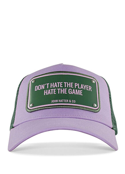 Yeşil Lila Erkek Şapka