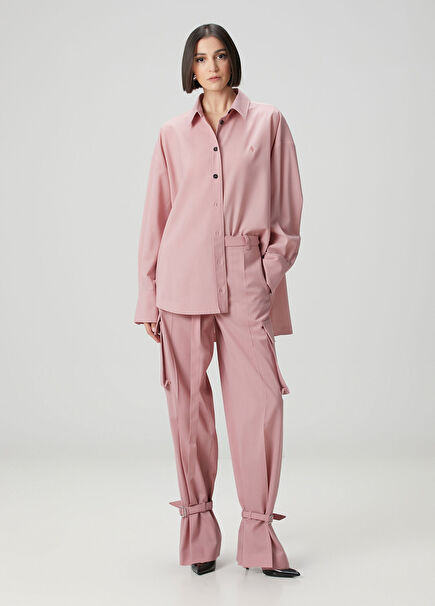 Pembe Kemerli Pantolon