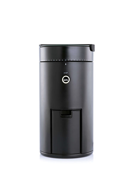Uniform Flat Gear Weighing Black Coffee Grinder