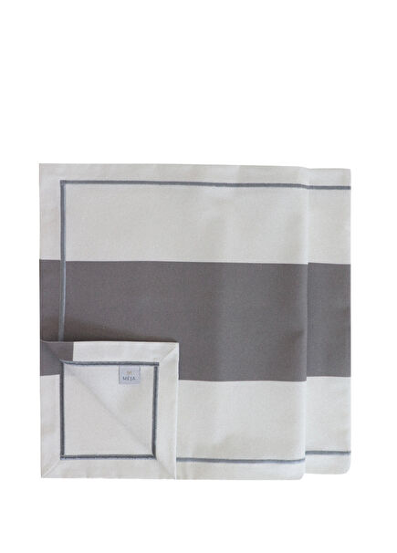 Berry Hena Grey Satin Runner