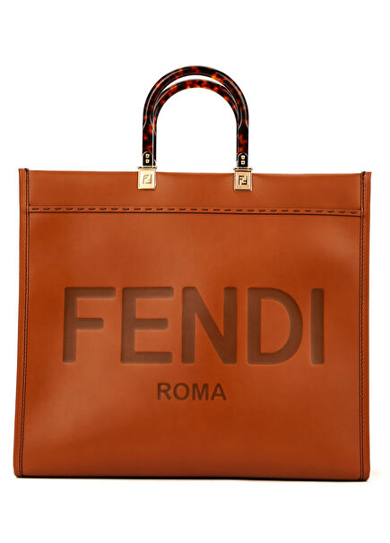 Taba Logo Detaylı Kadın Deri Çanta