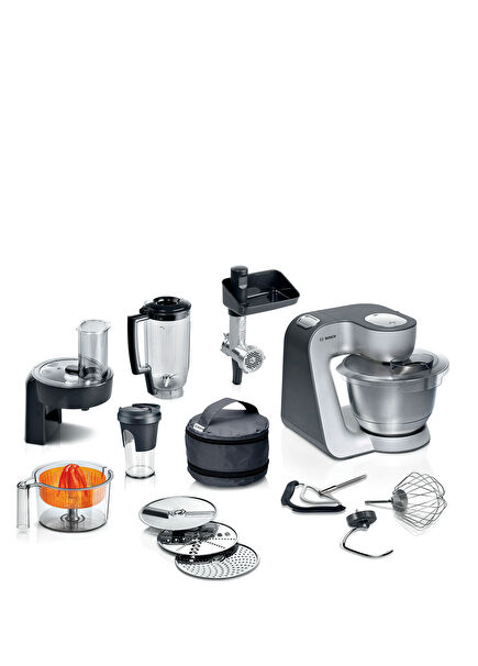 MUM58359 Serie 4 Metalik İnoks Gümüş Mutfak Robotu 1000W