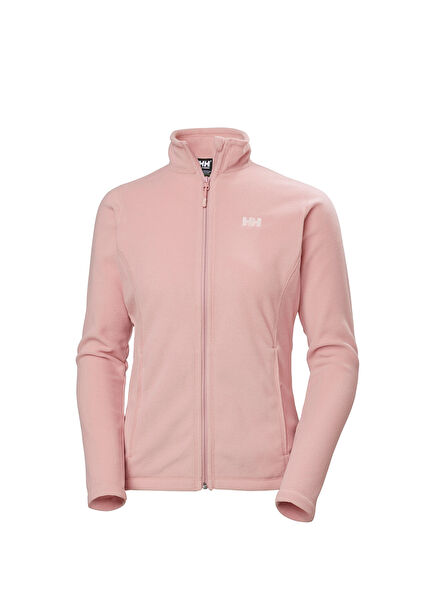 W Zipper Pink Salt Women's Fleece